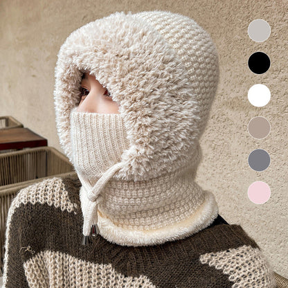 🔥2025 Big Sale 50% OFF🔥Women's Winter One-Piece Knitted Beanie Scarf Mask 3-in-1 Balaclava