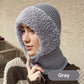 🔥2025 Big Sale 50% OFF🔥Women's Winter One-Piece Knitted Beanie Scarf Mask 3-in-1 Balaclava