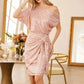 💃Last Day Sales - 50% OFF🎉Women's One Shoulder Sequin Sparkling Party Club Dress✨