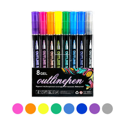 🎁Best Gift idea 49%OFF -🎁Coloring Lightstick Graffiti Highlighter Pens