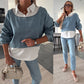 💖Free shipping💖Women's Fashion Long Sleeve Denim Top & Pants Two Piece Set