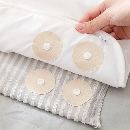 Anti-Slip Snap Button Corner Fastener for Lightweight Comforters