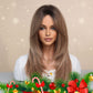 🔥Hot Sale For 50% OFF🎉Nice gift*Wig long hair Layered bangs wigs