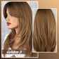 🔥Hot Sale For 50% OFF🎉Nice gift*Wig long hair Layered bangs wigs