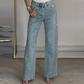 💎🔥Straight leg jeans with rhinestones✨Become the shining protagonist！✨