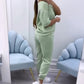 ⏳Time-limited Special⏰Women's Casual Solid Color Top & Pants Set