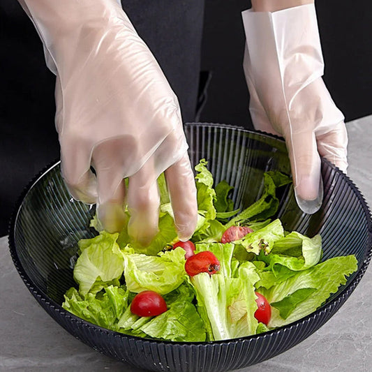 🎉Buy 2 Get 3 Free-Limited Sale🔥Food Grade Transparent Thickened Disposable Gloves