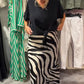 ⏳Time-limited Special⏰Women's Knot Front Blouse & Midi Skirt Casual Set🔥Factory Direct Sales🔥