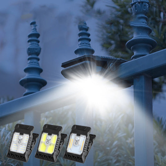 🌿 Solar Clip Light With Motion Sensor –🔥Buy 2 Get 1 Free! Perfect for gardens, balconies, and patios! 🏡✨