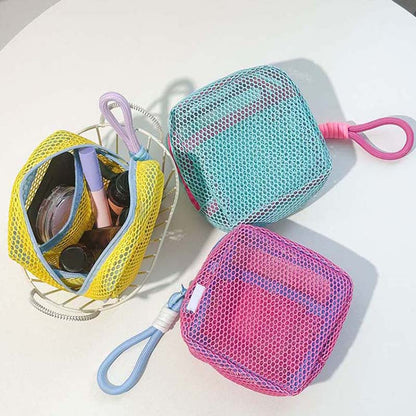 ✨Buy 1 Get 1 Free✨ Portable Mesh Color-Block Organizer Bag