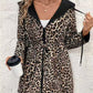 ✨New Styles✨Hooded double-faced leopard print coat