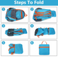 🔥 LAST DAY PROMOTION - 50%OFF 🔥Foldable Waterproof Camping Backpack