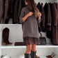🔥Turtleneck Sweater Mini Dress Set