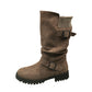 👢 Pull On & Go | Women's Slouchy Faux Suede Mid-Calf Boots⚡ Free shipping