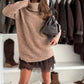 🔥Turtleneck Sweater Mini Dress Set