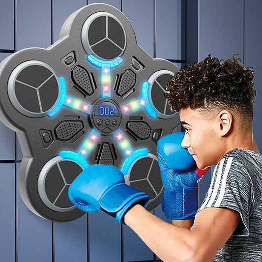 🥊 59% OFF NOW! 🎵 Bluetooth Music Boxing Machine – Interactive Fitness Game, LED Lights & Safe Inflatable Design 🎯Free shipping📦
