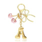 🔥Elegant Cherry Bow Initial Charm Keychain