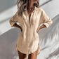 ✨ Women’s Loose-Fit Mid-Length Button-Down Shirt – Casual, Comfortable & Effortlessly Stylish 👚💖