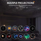 🌌Plug-and-Play HD Galaxy & Ocean Projector Night Light🥳– Dual Modes, Interchangeable Films & USB Powered