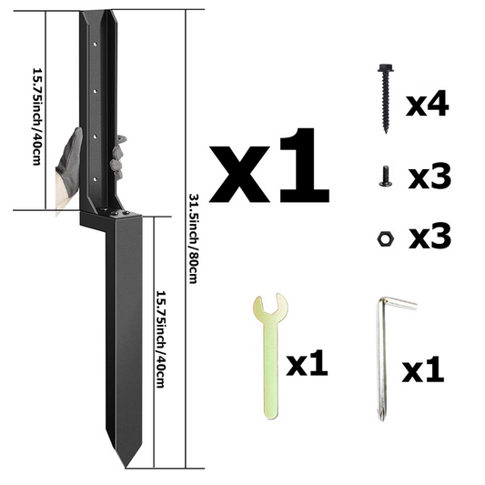 Factory direct sale ◼️ Heavy-duty fence post repair kit（Buy 2 Free Shipping）