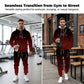 ⚡Free shipping⚡Men's Gradient Tracksuit Set - Hoodie and Sweatpants
