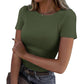 ⏰🔥LIMITED TIME 50% OFF! 👚 Women’s Short-Sleeve Crew Neck T-Shirt – Comfortable, Breathable & Perfect for Everyday Casual Wear ✨🌿