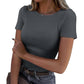 ⏰🔥LIMITED TIME 50% OFF! 👚 Women’s Short-Sleeve Crew Neck T-Shirt – Comfortable, Breathable & Perfect for Everyday Casual Wear ✨🌿