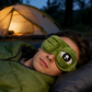 2PCS Soft Funny Frog 3D Sleep Mask