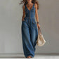 👖 LIMITED-TIME 59% OFF! 💥 Women's Denim Jumpsuit – Button-Front, Wide-Leg✨