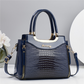 💎New Hot Sale✨Women's Vintage Glossy Crocodile-Patterned Leather Handbag – Chic, Spacious & Effortlessly Elegant