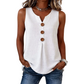 Women's V-Neck Sleeveless Cotton Linen Vest