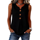Women's V-Neck Sleeveless Cotton Linen Vest