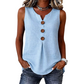 Women's V-Neck Sleeveless Cotton Linen Vest
