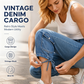 👖 Women’s Straight-Leg Cropped Jeans - Practical pockets and a casual style