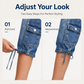 👖 Women’s Straight-Leg Cropped Jeans - Practical pockets and a casual style
