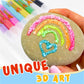 🎁🔮Magic Pen – Draw 3D with one stroke!🎄 DIY Bubble Popcorn Drawing Pens🔥