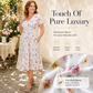 💃Limited-Time 66% OFF 🛍️Women's V-Neck Floral Print Dress with Twist Waist