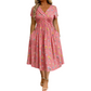 💃Limited-Time 66% OFF 🛍️Women's V-Neck Floral Print Dress with Twist Waist