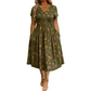 💃Limited-Time 66% OFF 🛍️Women's V-Neck Floral Print Dress with Twist Waist