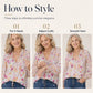 🌸💐Women's Floral-Print Breathable V-Neck Top
