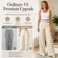 ⌛Limited-Time Offer🛍️Women's High-Waisted, Highly Stretchy Wide-Leg Pants with Contrast-Color Piping