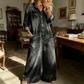 👖 LIMITED-TIME 59% OFF! 💥Women's Casual Long-Sleeve Denim Jumpsuit, Multiple Pockets, High Quality