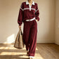 🔥New Arrivals🔥Best Sellers💝Women’s Striped Patchwork Hoodie and Wide-Leg Trousers Set