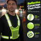 📢📢 55% OFF !! ⏰High Visibility Reflective Vest Adjustable Safety Running Gear with Pocket