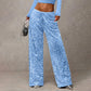💖LAST DAY SALE 50% OFF🥰Women's Sequin Sparkle Wide Leg Pants with Elastic Waistband