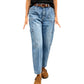 👖 New arrival ✨ Women’s high-quality multi-pocket stretch casual jeans