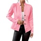 👖 LIMITED-TIME 60% OFF! ✨Women's Textured Button Down Blazer Jacket
