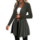 ✨ Effortless Comfort | Women's Textured-Knit Open-Front Cardigan