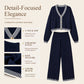 Women's Knit Two-Piece Sweater Set