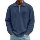 ⌛Limited-Time Offer🛍️Men's Casual Ribbed Half Zip Sweater